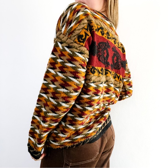 PARAMOUR Vintage Beaded Knit Sweater • Free Size 1990s - Picture 4 of 8